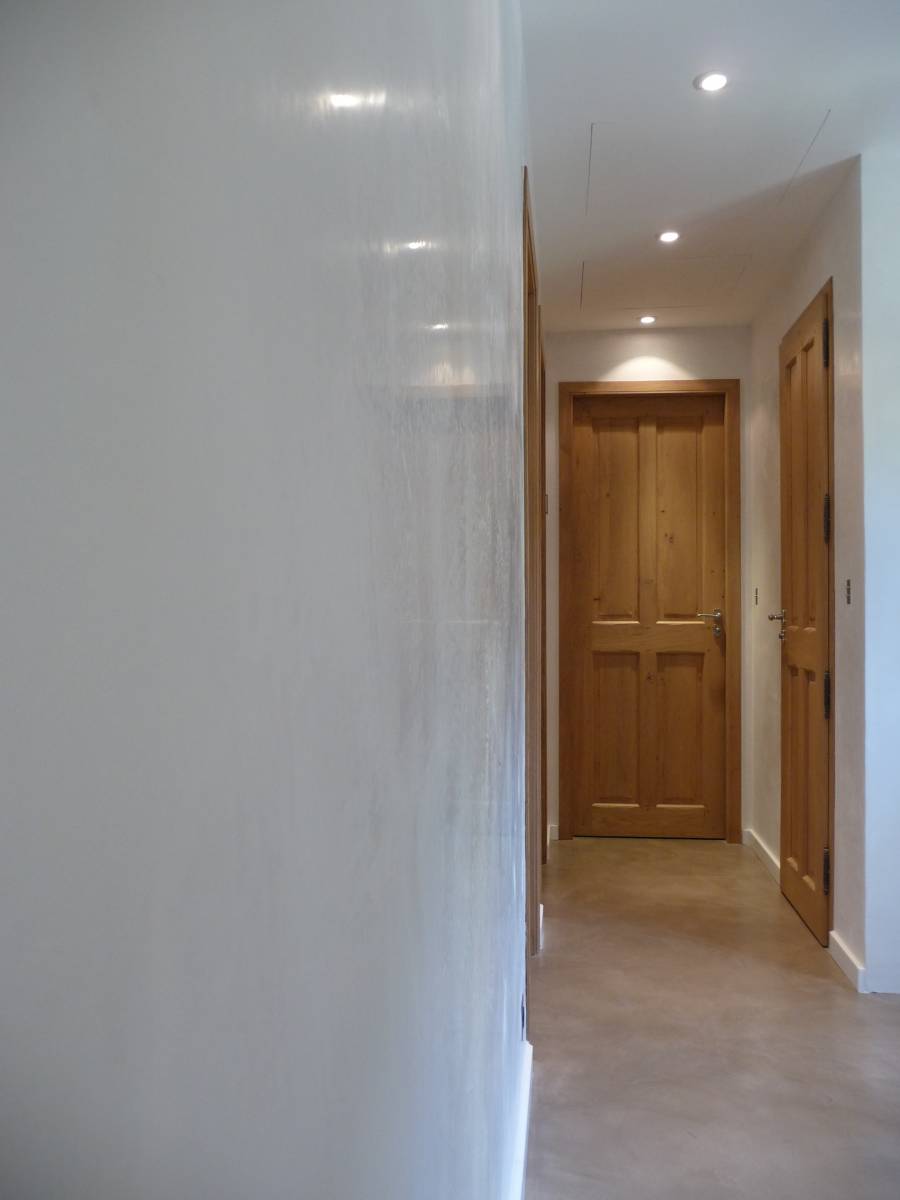 enduit chaux blanc grec